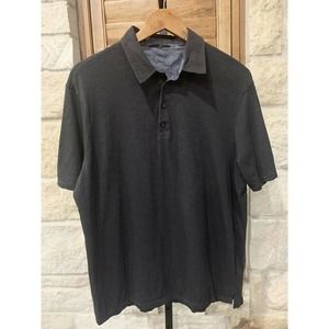 Elie Tahari Men’s Short Sleeve 100% Cotton Polo Brown Size Large